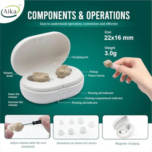 Aika AG-7901 Mini Rechargeable CIC