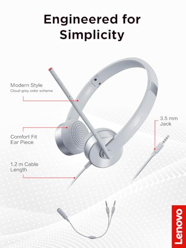 Lenovo 100 Stereo Analogue Wired