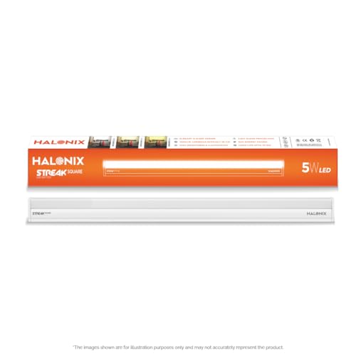 Halonix 5W 1Ft Streak Square cool White pack of 2, Cool day Light - Image 5