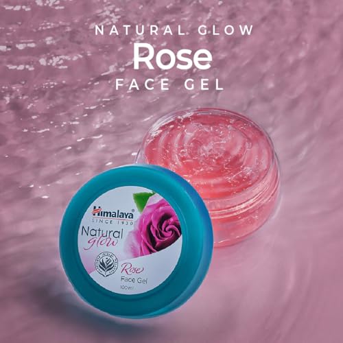 Himalaya Natural Glow Rose Face Gel 100ML, Red - Image 3
