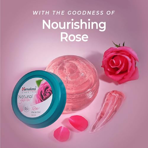 Himalaya Natural Glow Rose Face Gel 100ML, Red - Image 4