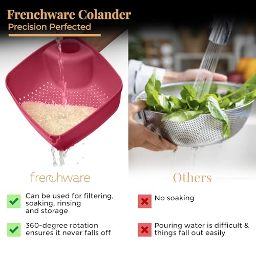Frenchware Plastic Colander with Handles