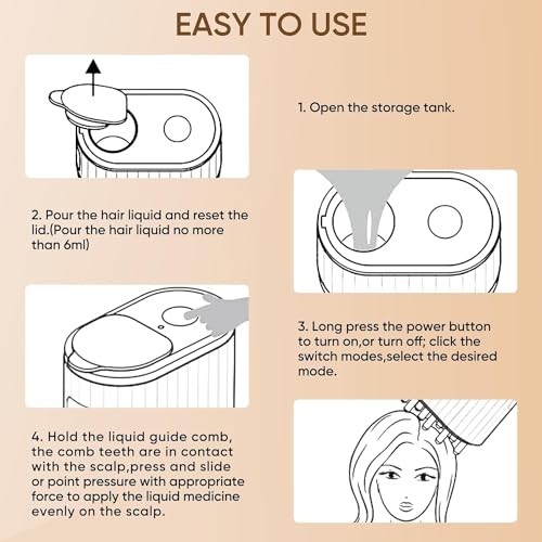 AKRIZA Electric Hair Oil Applicator