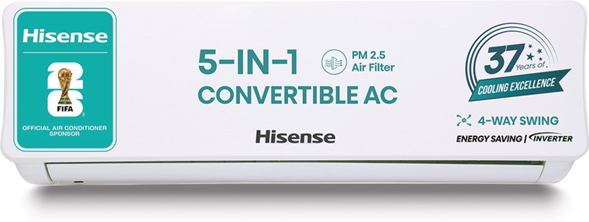 Hisense 2026 Model 2 Ton 3 Star Split Inverter AC (AS-22TR4RE3CE0...more