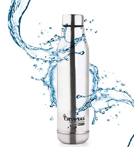 Crystal Silk Stainless Steel Water Bottle -1000 ml (Pack of 1) - Image 3