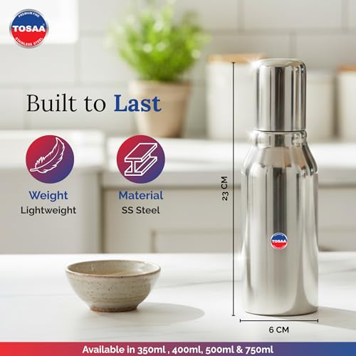 TOSAA Stainless Steel Oil Can