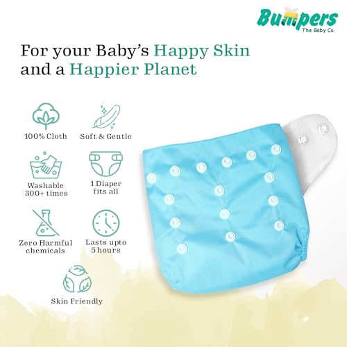 Bumpers Baby Reusable Cloth Diaper