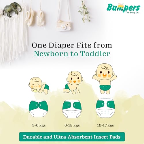 Bumpers Baby Reusable Cloth Diaper