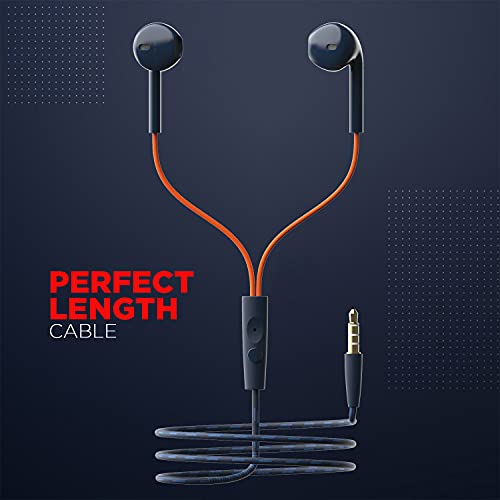 Boat Bassheads 105 Wired in Ear Earphones with Mic (Blue) - Image 5