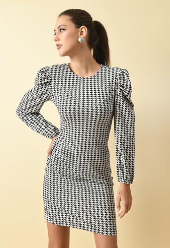 ARBITER COLLECTION Women Mini Dress (73_Check_) - Image 3