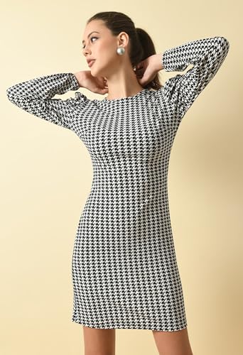 ARBITER COLLECTION Women Mini Dress (73_Check_) - Image 4