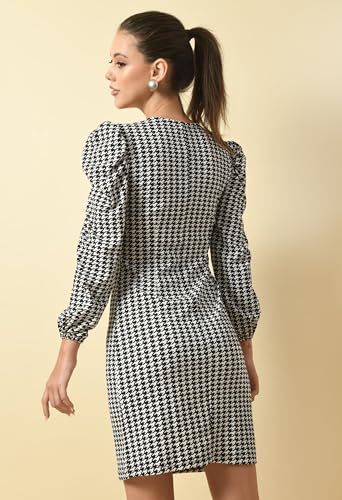 ARBITER COLLECTION Women Mini Dress (73_Check_) - Image 5
