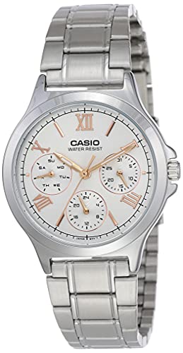 Casio Enticer Analog White Dial Women's Watch