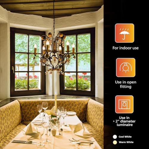 Philips 4-watt Filament Candle LED