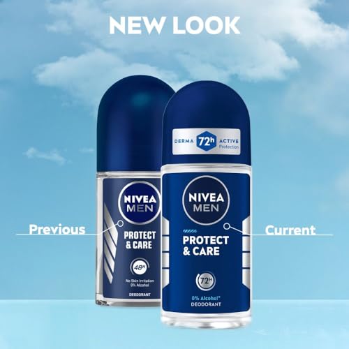 NIVEA Men Fresh Woody Protect And Care Roll On, 50Ml, Pack Of 1 - Image 3