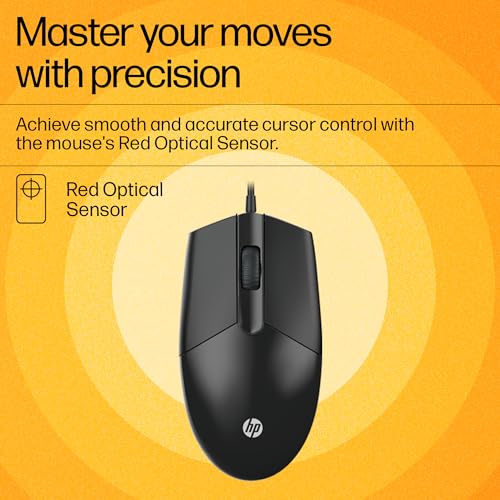 HP KM 180 Wired Mouse
