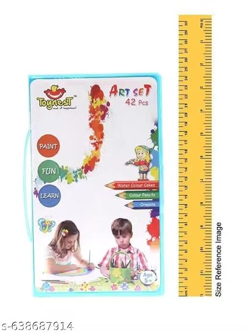 Unicorn Printed 42-Piece Kids Art
