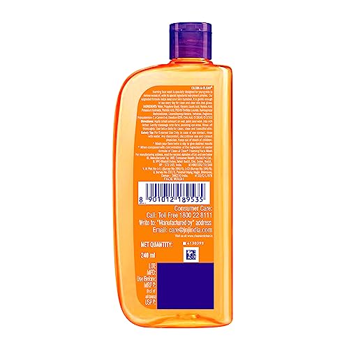 Clean & Clear Foaming Facewash for Oily Skin, Brown, 240ml - Image 3