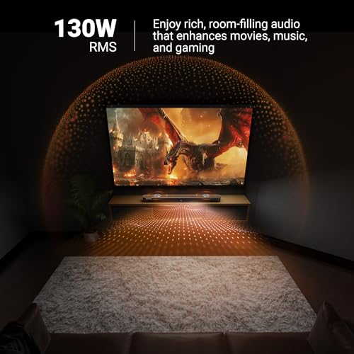ZEBRONICS 130W Soundbar, Dual 7.62cm