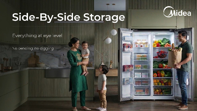 Midea 560 L Side