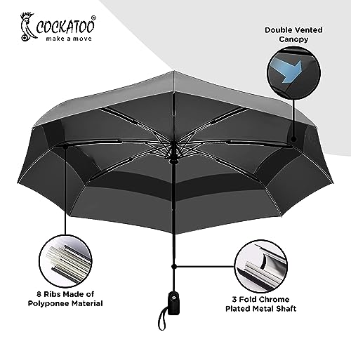 Cockatoo Rain-Guard Automatic Umbrella