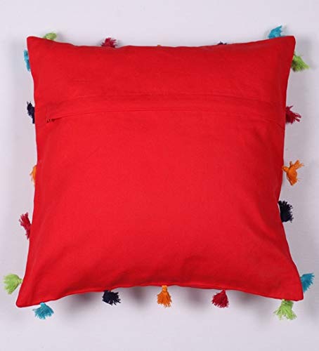 Lushomes Plain Cotton Cushion Cover/Pillow