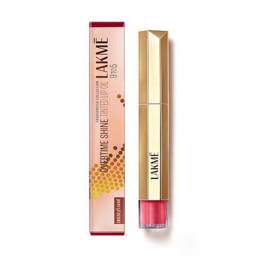 LAKMÉ 9to5 Overtime Shine Tinted Lip Oil - Pink Bloom 5.3ml