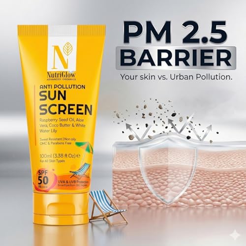 NutriGlow Advanced Organics Anti-Pollution Sunscreen