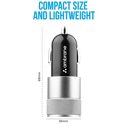 Ambrane 12W Fast Car Charger