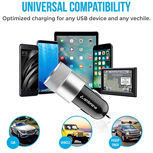 Ambrane 12W Fast Car Charger