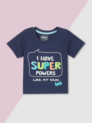 Max Boy's Cotton Regular Fit Graphic Printed T-Shirt - Pack of 5 - Image 6