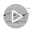 Crompton Laser Ray Neo 24 W LED Batten (Cool Day Light) - (Pack of 1) - Image 2