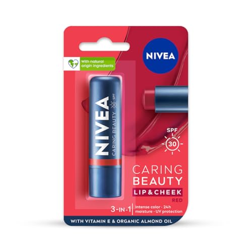 NIVEA Lip Caring Beauty Red