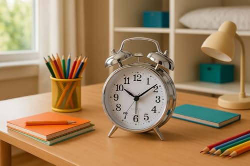 Retro Twin Bell Alarm Clock