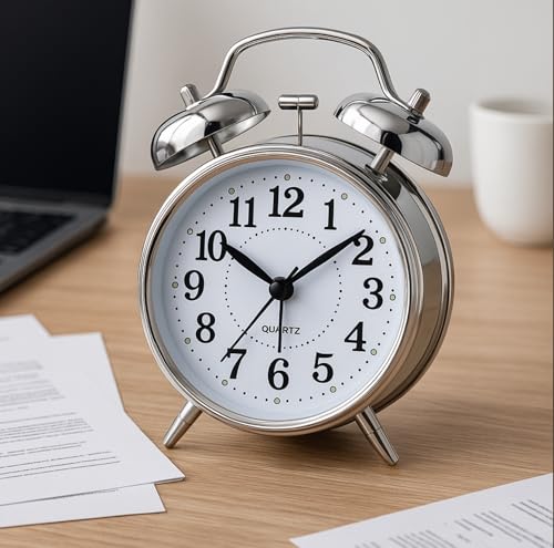 Retro Twin Bell Alarm Clock