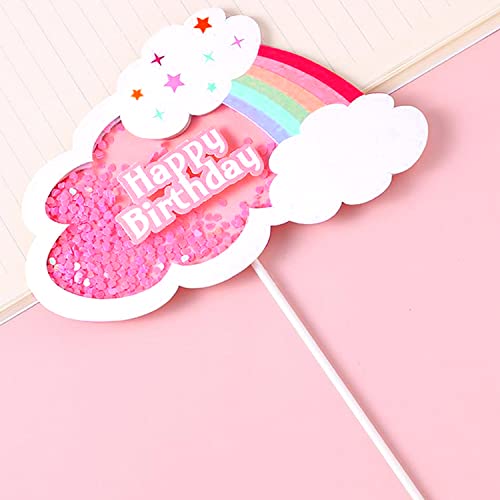 AMFIN® Rainbow Cake Topper Birthday
