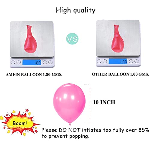 AMFIN® 10 inch Metallic Balloons