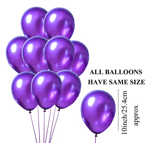 AMFIN® 10 inch Metallic Balloons
