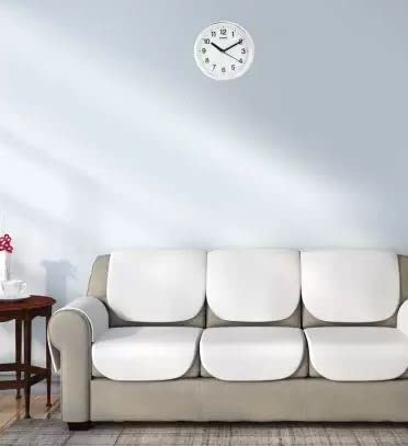 Kadio Analog 20 cm X 20 cm Wall Clock (White, with Glass, Standard) - Image 5