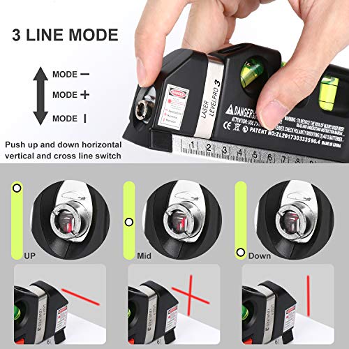 AikTryee Multipurpose ABS Laser Level