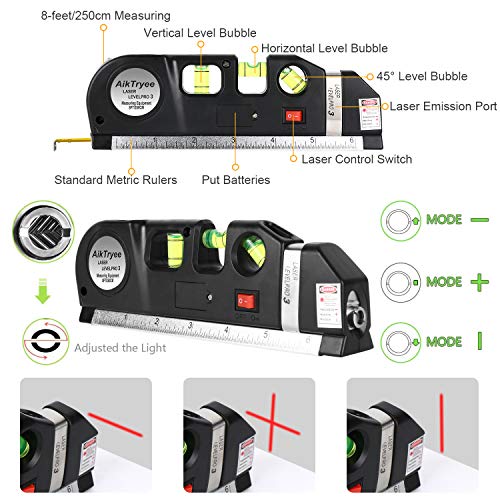 AikTryee Multipurpose ABS Laser Level