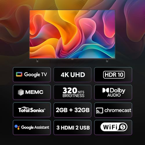Haier H5E Series 127cm (50) 4K Ultra HD Smart LED Google TV 50H5E - Image 2
