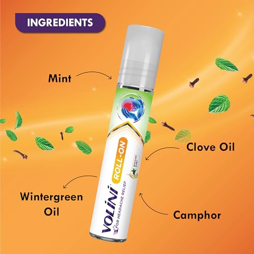 Volini Headache Relief Roll-On, 10ml