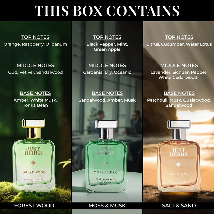 Just Herbs Pure Fragrances Energising