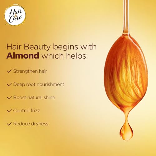 Hair & Care with Almond, Non-Sticky Hair Oil, 500ml - Image 4