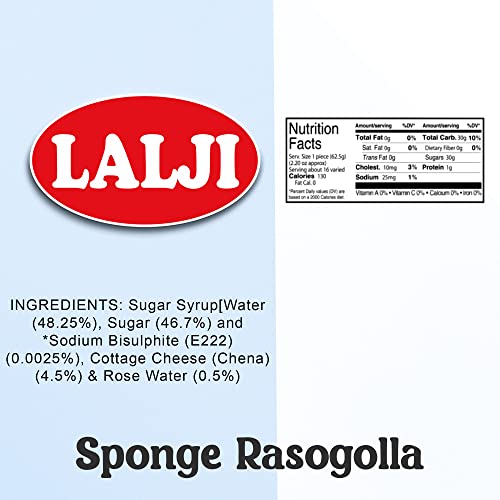 Lalji Foods Rasogolla 5Kg