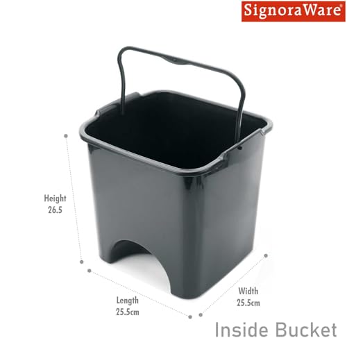 Signoraware Modern Lightweight Dustbin