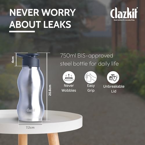 Clazkit Platina 750ml Sporty Stainless