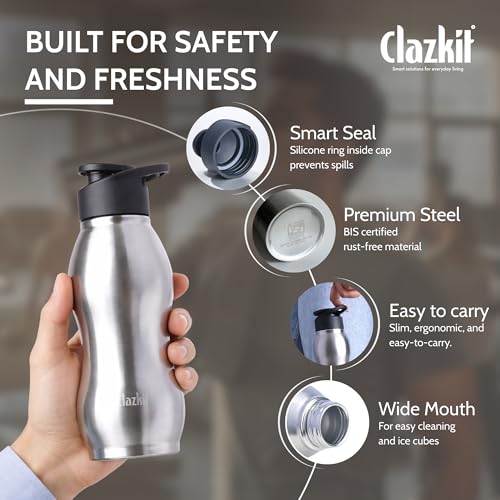 Clazkit Platina 750ml Sporty Stainless