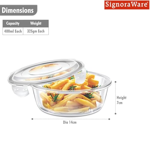 Signoraware Safe Store Glass Round
